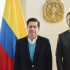 Ministro del Interior, Juan Fernando Cristo, y el alcalde Carlos Fernando Galán.
