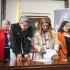 Senadora Sonia Bernal junto a las representantes a la Cámara, Alexandra Vásquez y Jennifer Pedraza.