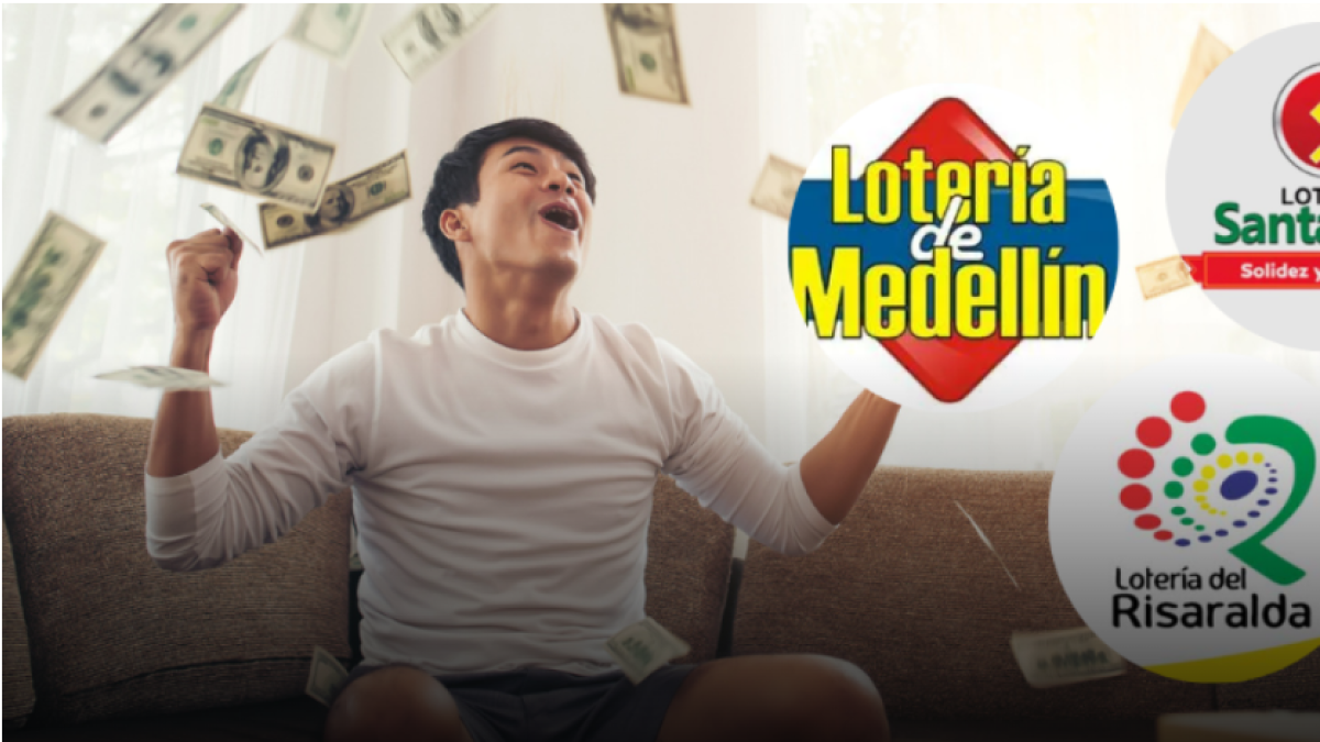 Resultados de las loterías de Risaralda, Medellín y Santander del sorteo del viernes 2 de agosto