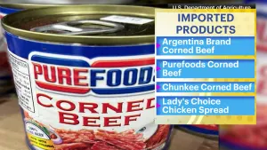 USDA: Health alert issued for ready-to-eat meat illegally imported from the Philippines