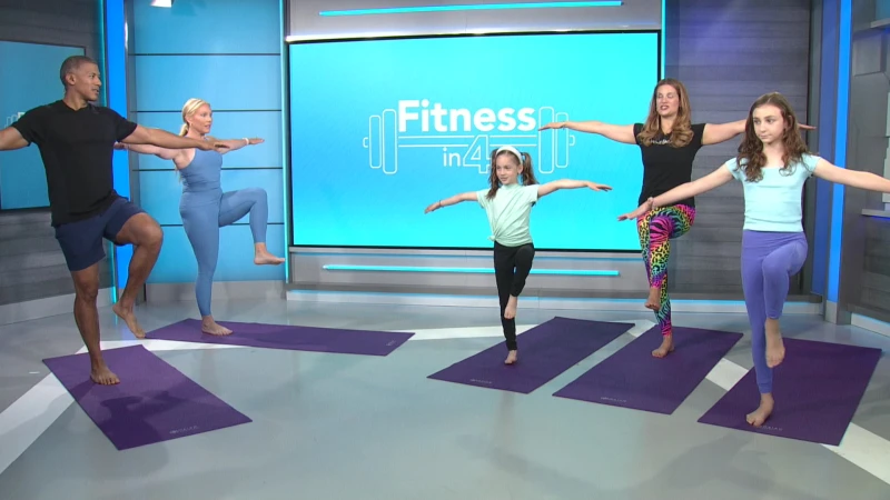 Story image: Fitness in 4: Yoga for kids