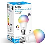 Tapo Smart Bulb, Multicolor Smart WiFi LED Light, E27, 8.3W, Works with Amazon Alexa(Echo and Echo Dot) and Google Home, Colo