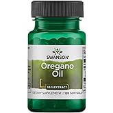 Swanson Oregano Oil (olio di origano), Origanum vulgare, 150mg, 120 capsule morbide, altamente dosato, Testato in Laboratorio