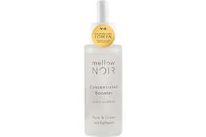 mellow NOIR Concentrated Booster | SOFORT STRAFFEND | vegan, klimaneutral & clean | Hyaluron Gesichtsserum | 30 ml | zertifiz