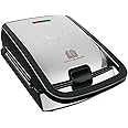 Tefal Appareil à gaufres et croque-monsieur, 2 jeux de plaques inclus, Rangement facile, Nettoyage sans effort, Indicateur de