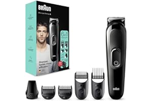Braun 6-In-1 All-In-One Series 3, Male Grooming Kit With Beard Trimmer, Hair Clippers & Precision Trimmer With Lifetime Sharp