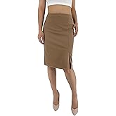 JOPHY & CO. Midi Gonna Donna Vita Alta Elastico con Spacco Laterale (cod. 6486)