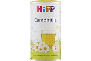 HiPP - Tisana alla Camomilla, Estratto Granulare Istantaneo di Camomilla, con Isomaltulosio, 1 Confezione da 200 gr