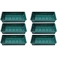 Britten & James Professional Standard Seed Tray Green without Holes [Pack 6] 37.5 x 23cm/15 x 9