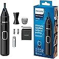 Philips Series NT5650/16 5000 Battery-Operated Nose, Ear and Eyebrow Trimmer, Black (Pack of 1)