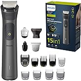 Philips Series 7000 All-in-one Trimmer, 15-in-1 Multigroom for face, Head and Body, One Tool - Ultimate Precision, 26 Length 