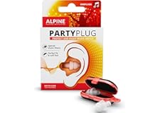 Alpine PartyPlug Gehörschutz Ohrstöpsel für Party, Musik, Festivals, Disco und Konzerte sicher genießen - Hohe Musikqualität 