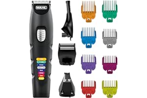 Wahl Colour Trim 8-in-1 Multigroomer, Colour Coded Lengths, Mens Body Trimmers, Face and Body Grooming, Beard Trimmers Men, R