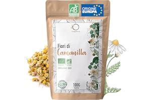 ORIGEENS INFUSO CAMOMILLA BIO Origine Europa, 100g | Tisane sfuse, Tisana per dormire e digerire | Fiori di camomilla secchi 