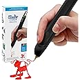 3Doodler- Create+ Ensemble de Stylo d'impression 3D avec x75 Filament Plastique, Modèle 2023 (EU-Plug), Onyx Black