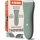 MERIDIAN Manscaping Body Hair Trimmer for Men - High Precision Ball Shaver, Groin and Body Groomer - Ideal for Pubic Hair and