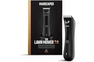 MANSCAPED™ The Lawn Mower™ 3.0, Electric Groin Hair Trimmer, Replaceable Ceramic Blade Heads, Waterproof Wet/Dry Clippers, St
