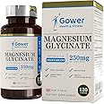 GH Magnesio Bisglicinato | 120 Magnesio Glicinato Capsule - 250mg Magnesio Elementare per Dose | Non-OGM, Senza Glutine e All