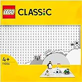 LEGO 11026 Classic La Plaque De Construction Blanche 32x32, Plaque de Construction, Assemblage et Exposition