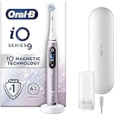 Oral-B iO9 Electric Toothbrush For Adults, App Connected Handle, 1 Toothbrush Head & Charging Travel Case, 7 Modes with Teeth