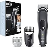 Braun Body Groomer 5, Manscape Tool For Men With SkinShield Technology, Sensitive Comb, Wet & Dry, 100% Waterproof, UK 2 Pin 