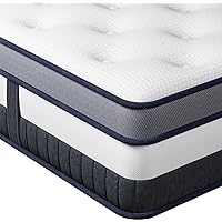 Vesgantti 5FT King Size Mattress, 11 Inch Pocket Sprung Mattress King Size with Breathable Foam and Individually Pocket Sprin