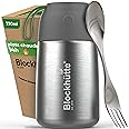 Blockhütte Boite isotherme repas chaud en Acier Inoxydable I 730ml I Thermos Alimentaire 14h Chaud, Gamelle isotherme pour re