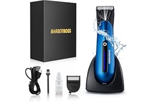 BarberBoss Body Groomer Men, Pubic Hair Trimmer for men, Mens Ball Shaver, Ball Trimmer men, Groin & Body Hair Trimmer, Body 