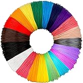 PLA de filament de stylo d'impression 3D, 20 couleurs, 10M chacun - filament de PLA 3D 1.75mm, pour PACKGOUT, MYNT3D, DeWang