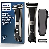 Philips Norelco Bodygroom Series 7000, BG7040/42, Showerproof Dual-Sided Body Trimmer and Shaver for Men + Case and Replaceme