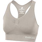 STARK SOUL Bra Light Support - Sport BH doppellagig für Damen, Größen S, M, L und XL