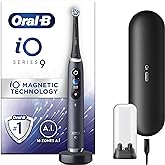 Oral-B iO9 Electric Toothbrush For Adults, App Connected Handle, 1 Toothbrush Head & Charging Travel Case, 7 Modes with Teeth