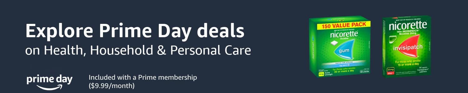 Explore Prime Day deals on Health, Household & Personal Care