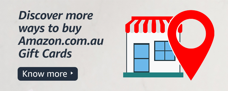 Discover more ways to buy Amazon.com.au Gift Cards?