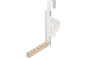 Okato Miffy Folding Door Hanger, Can Be Installed By Hanging On The Door, Convenient For Indoor Drying, Width 3.2 x Depth 8.3