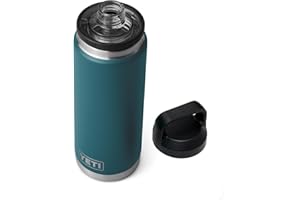 YETI Rambler 26 oz Bottle, Vacuum Insulated, Stainless Steel with Chug Cap, Agave Teal