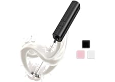 CIRCLE JOY Milk Frother Handheld Battery Operated Milk Foamer Electric Mini Drink Mixer for Coffee, Cappuccino, Lattes, Frapp