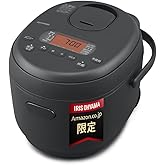 【Amazon.co.jp限定】アイリスオーヤマ 炊飯器 3合 一人暮らし マイコン式 煮込み・発酵調理可能 RC-MDA30AZ マットブラック