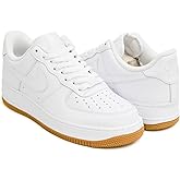 [ナイキ] AIR FORCE 1 '07 WHITE/WHITE - GUM LIGHT BROWN dj2739-100-fba 23.5(5H) US [並行輸入品]