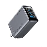 Anker Prime Charger (100W, 3 Ports, GaN) 【PSE技術基準適合/折りたたみ式プラグ】MacBook PD対応Windows PC iPad iPhone Galaxy Android スマートフォン ノートPC