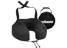 Cabeau Evolution S3 Travel Pillow - Straps to Airplane Seat - Ensures Your Head Won't Fall Forward - Relax with Plush Memory 