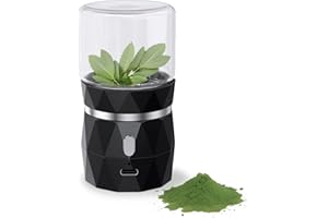 UCI Electric Grinder, Mini Herb Grinder with Stainless Steel Blades and Cleaning Brush - USB-Rechargeable Spice Grinder with 