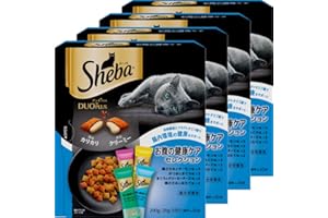 シーバ (Sheba) デュオプラス キャットフード お腹の健康ケアセレクション 成猫用 200g×4個(まとめ買い)