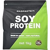 MADPROTEIN ソイプロテイン 人工甘味料不使用 国内製造 大豆 植物性プロテイン (リッチチョコレート, 1kg)