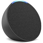 Echo Pop | Full sound compact Wi-Fi and Bluetooth smart speaker with Alexa | Charcoal