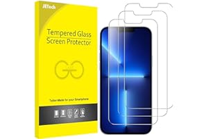 JETech Screen Protector for iPhone 13/13 Pro 6.1-Inch, Tempered Glass Film, 3-Pack