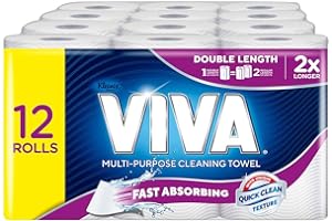 VIVA Paper Towel Double Length Paper Towels 12 Count