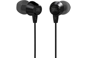 JBL C50HI WIRED in EAR HEADPHONES BLACK