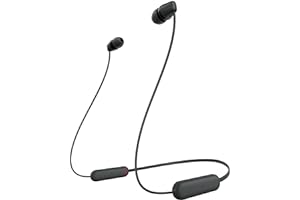 Sony WI-C100 Wireless in-Ear Bluetooth Headphones with Built-in Microphone, Black