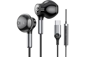 USB C Headphones for Samsung Galaxy S24 Ultra S23 S22 S21 FE S20 A53 A54 A34 USB C Earphones with Microphone In-Ear Headphone